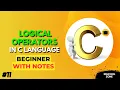 Logical Operators in C Programming