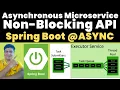 Asynchronous Non-Blocking Microservices Tutorial in Springboot with Java Code Example for Beginners