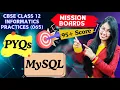 PYQs of MySQL Important Questions of Database Query using SQL CBSE Class 12 IP 065