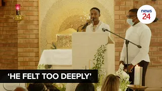 watch he felt too deeply and he loved too much riky ricks brother pays tribute at funeral