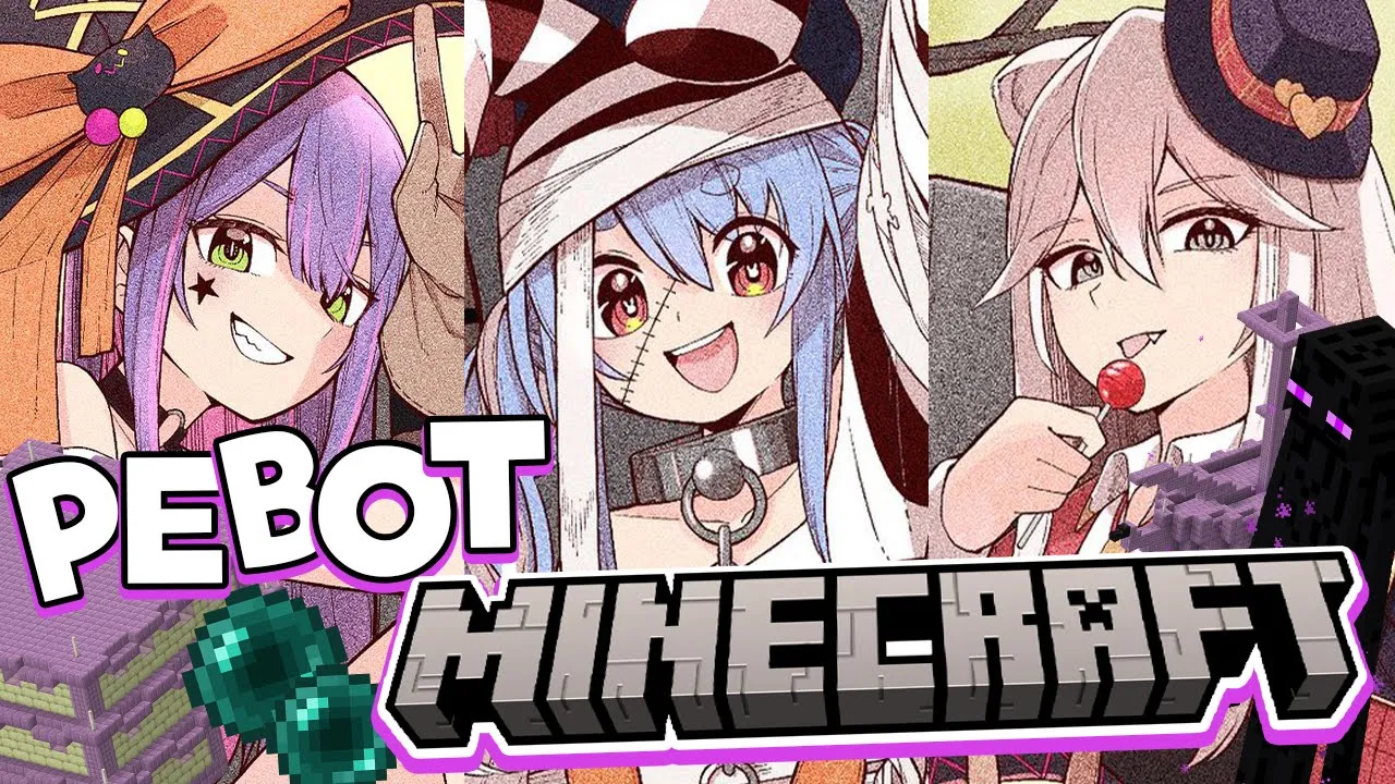 【Minecraft】たのしくマイクラ～～！！！！！！！！in PEBOTぺこ！【ホロライブ/兎田ぺこら】