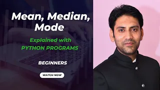 1 Mean Median Mode Explained with Python Programs