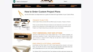 OZCO Custom Project Plans How To