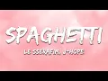 LE SSERAFIM, j-hope - SPAGHETTI (Lyrics)