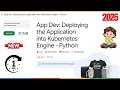 App Dev Deploying the Application into Kubernetes Engine - Python GSP188