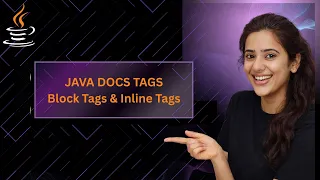 JavaDoc Block Tags Inline Tags Explained in Hindi param return throws Java Documentation
