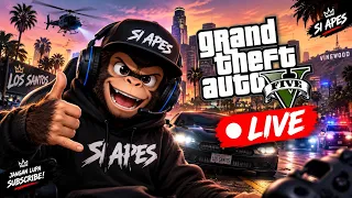 🔴 LIVE GTA 5 INDONESIA — CHAOS DI LOS SANTOS BARENG SI APES! 🐒🔥