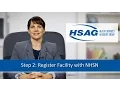 NHSN Enrollment Step 2 Register Facility with NHSN