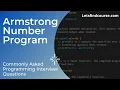 Algorithm Program to Check Armstrong Number - Letsfindcourse