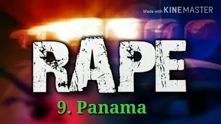 top 11 countries with highest rape crime