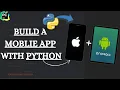 Build A Mobile App With Python Kivy Python Tutorial Python Project