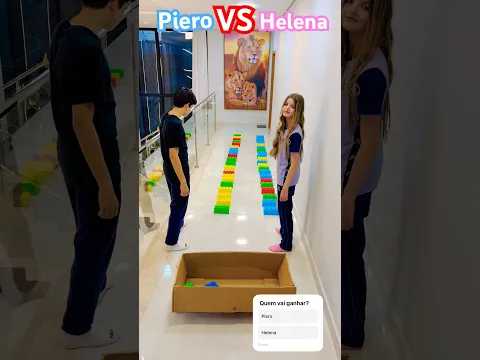 Piero Start & Helena BATALHA de LEGO let’s go #shorts