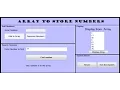 How to Create Array to store numbers in Visual Basic Net