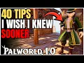 40 Palworld 1 0 Tips I Wish I Knew Sooner Base Tips Breeding Tips More