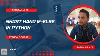 Short-hand if else in Python Python Course For Zero to Advanced Tutorial 29