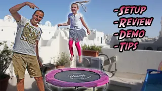 Plum Trampoline 55″ Setup Review Tips and Demonstration