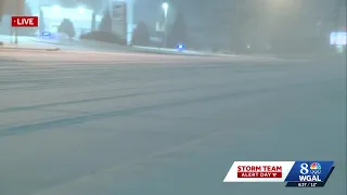 Baylee in front of PennDOT Lancaster 6 30am