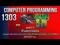1303 Unit 07 Lesson 09 Uses of Local and Global Variables in Function