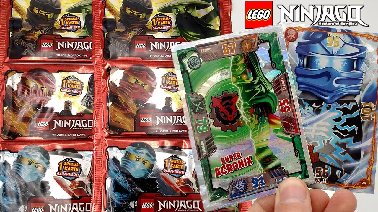 LEGO Ninjago VS LEGO Nexo Knights / Trading Card Game Vergleich / Unboxing deutsch