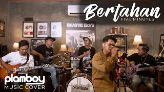 bertahan five minutes live cover plamboy music