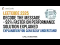 Leetcode 2325 Decode the Message - 92 Faster On Performance Solution Explained