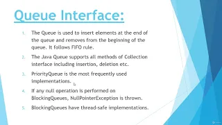 Queue Interface