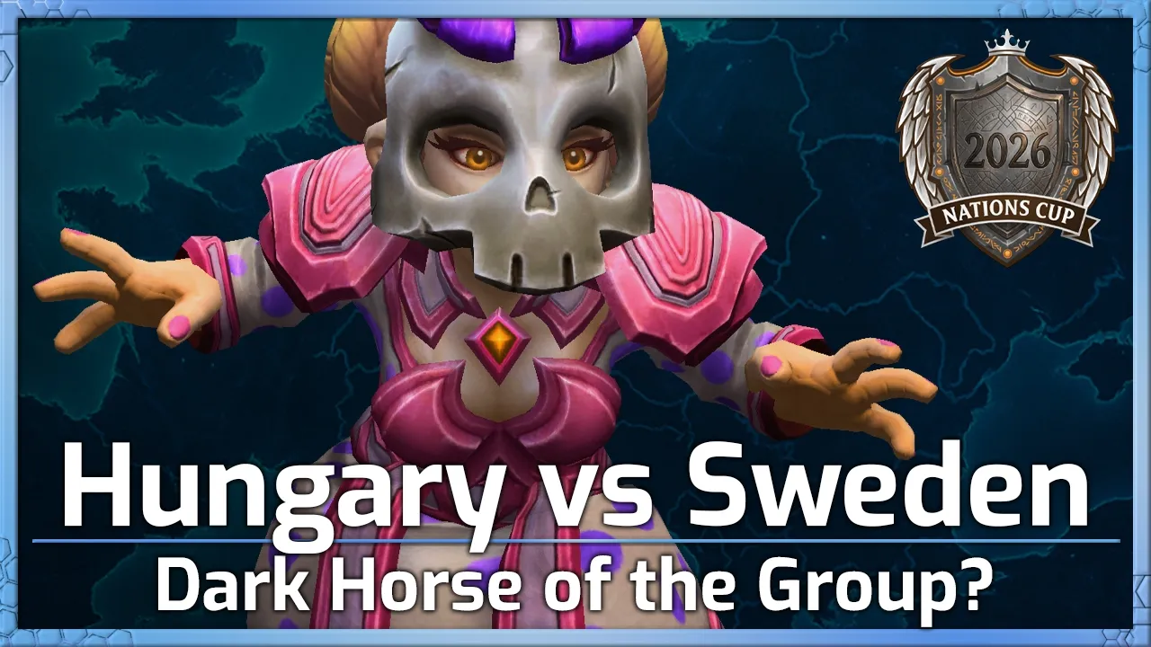 Hungary vs Sweden! Dark Horse of the Group? - Nations Cup - Heroes of the Storm
