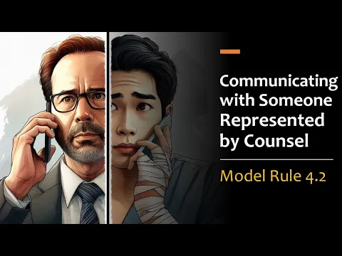 Communicating with Someone Represented by Counsel - Model Rule 4.2