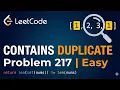 CONTAINS DUPLICATE LEETCODE 217 JS