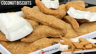 How To Make Ghana COCONUT BISCUITS POLOO RECIPE How To Make POLOO Coconut Biscuits Recipe 