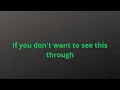 RUFUS DU SOL - Until the sun needs to rise | Lyrics