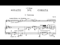 Nikolai Medtner - Violin Sonata No. 1, Op. 21 [with score]