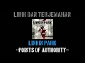 Points Of Authority - Linkin Park (lirik terjemahan)