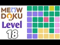 Meowdoku Brain Puzzle Games Level 18 Walkthrough