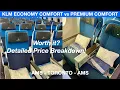 KLM Economy Comfort vs Premium Comfort KLM 787-10 Toronto-Amsterdam KLM Premium Economy