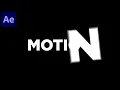 Scaling Text Reveal Animation in After Effects Motion Graphics Text Animation - AE Tutorial