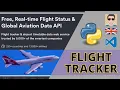 Flight Tracker API Python Code Not Live Stream