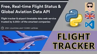 Flight Tracker API Python Code Not Live Stream