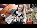 How to make a Personal Curriculum