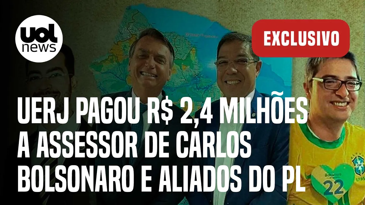 Caso Uerj: Assessor de Carlos Bolsonaro e aliados da cúpula do PL receberam  R$ 2,4 milhões