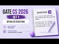 GATE 2026 CS SET 1 Question 49 Algorithms Minimum Spanning Tree