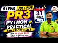 PR3 Python Practical 31 July 2026 O Level Practical July 2026