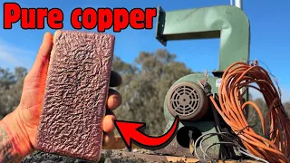 Big Blower Bars - Clearing The Yard 1 Piece At A Time - BigStackD ASMR Metal Melting