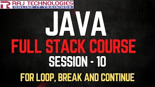 Become a FULL STACK Java MASTER For Loop Break and Continue Statements in Java