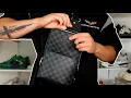 MOST POPULAR MENS BAG LV Louis Vuitton Sling Bag Avenue Damier Graphite Black Grey Review