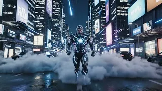 Electric Hue Superhero