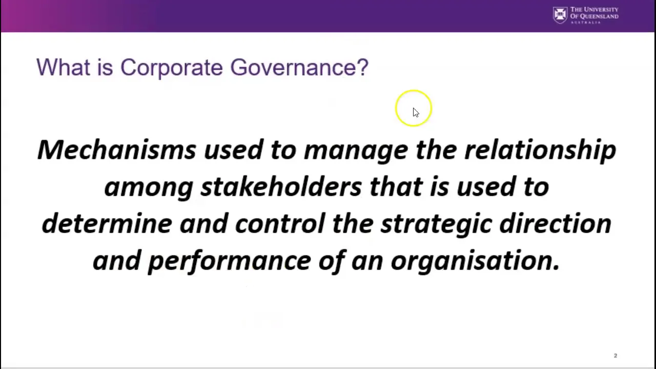 Corporate Governance