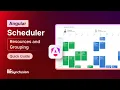 Angular Scheduler Resources and Grouping Feature Walkthrough