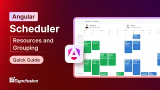 Angular Scheduler Resources and Grouping Feature Walkthrough
