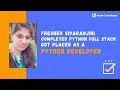 Python Training in Bangalore with 100 Placement Sivaranjini Success Story Besant Technologies